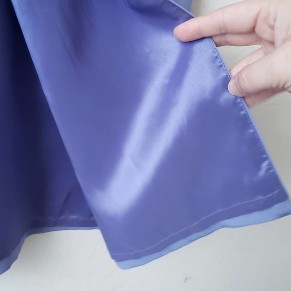 Vintage Talbots Silk Sheath Dress Lavender Size 10 - Picture 8 of 8
